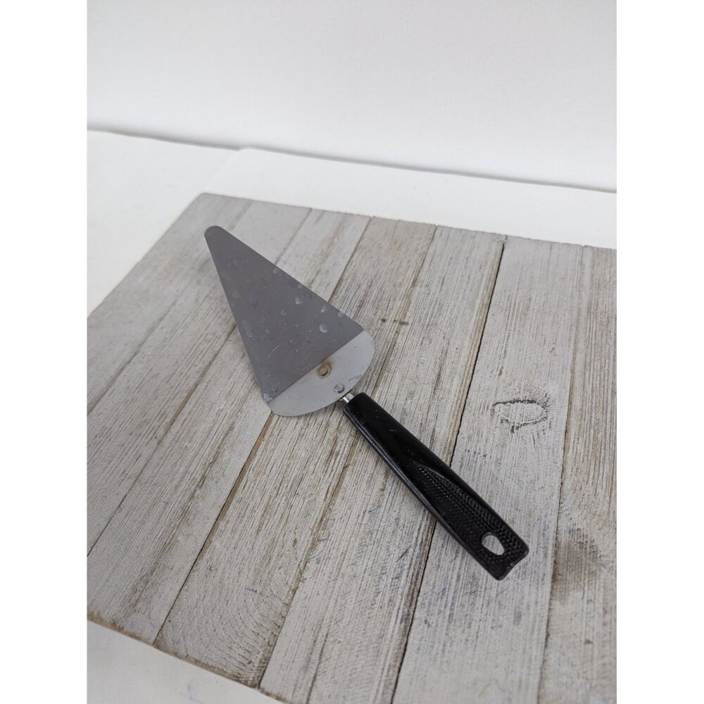 Vintage Ekco #2 Chromium Cake Pie Spatula Server 10" Black Handle